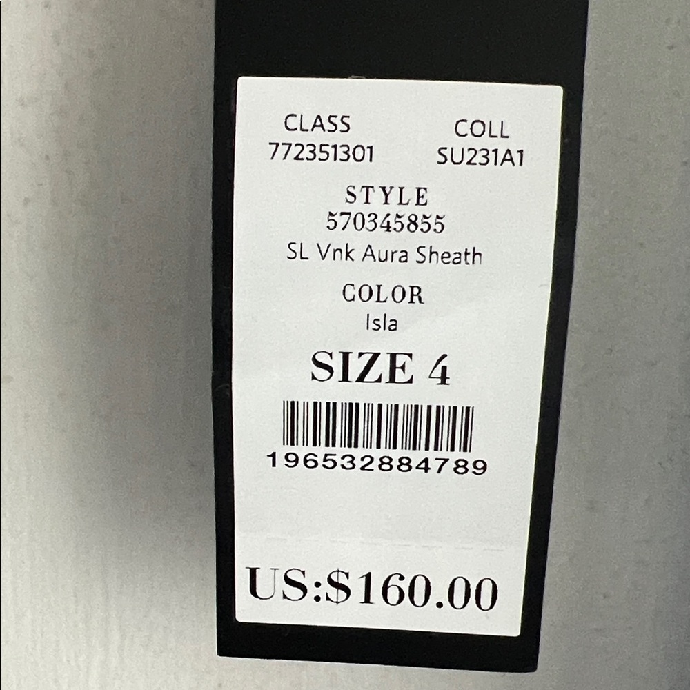 NWT White House Black Market The Aura Collection Dress - Size 4 Isla - Picture 4 of 7
